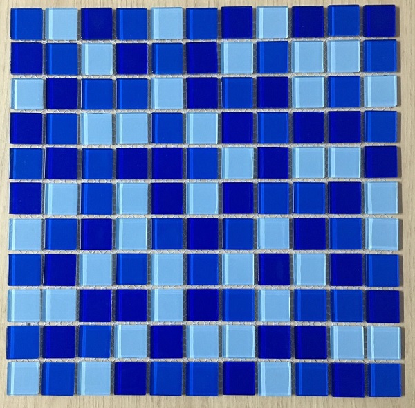 gach mosaic mau xanh duong xanh nhat