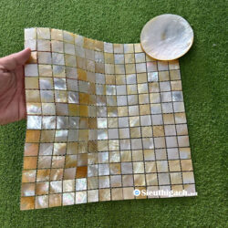 Gạch Mosaic Chất Liệu Vỏ Sò Ngọc Trai Biển Ánh Xà Cừ 4