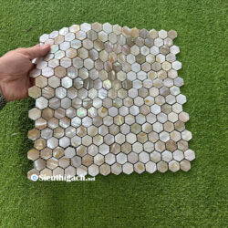 Gạch Mosaic Hình Lục Giác Chất Liệu Vỏ Sò Ngọc Trai 1