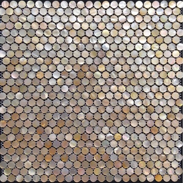 Gạch Mosaic Tròn – Bi Tròn Vỏ Sò
