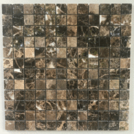 Đá Mosaic Tự Nhiên – Đá Marble Nâu