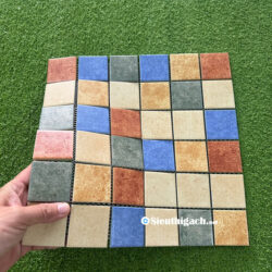 Gạch Mosaic Hỗn Hợp Vàng Xanh Đỏ Cổ Điển 2