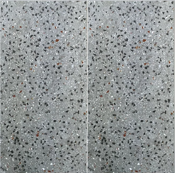 Gach 60x120 Cm Van Terrazzo Xam Nhat Nho