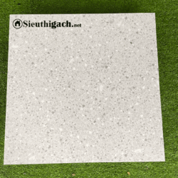 gach 60x60 cm van terrazzo mau xam nhat