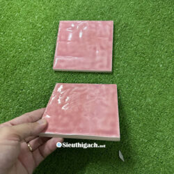 Gạch Ốp Tường 120x120 MM Màu Hồng 4