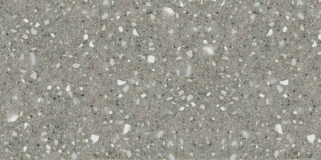 Gạch Vân Terrazzo Màu Xám 30×60 Cm Men Mờ Matt 1