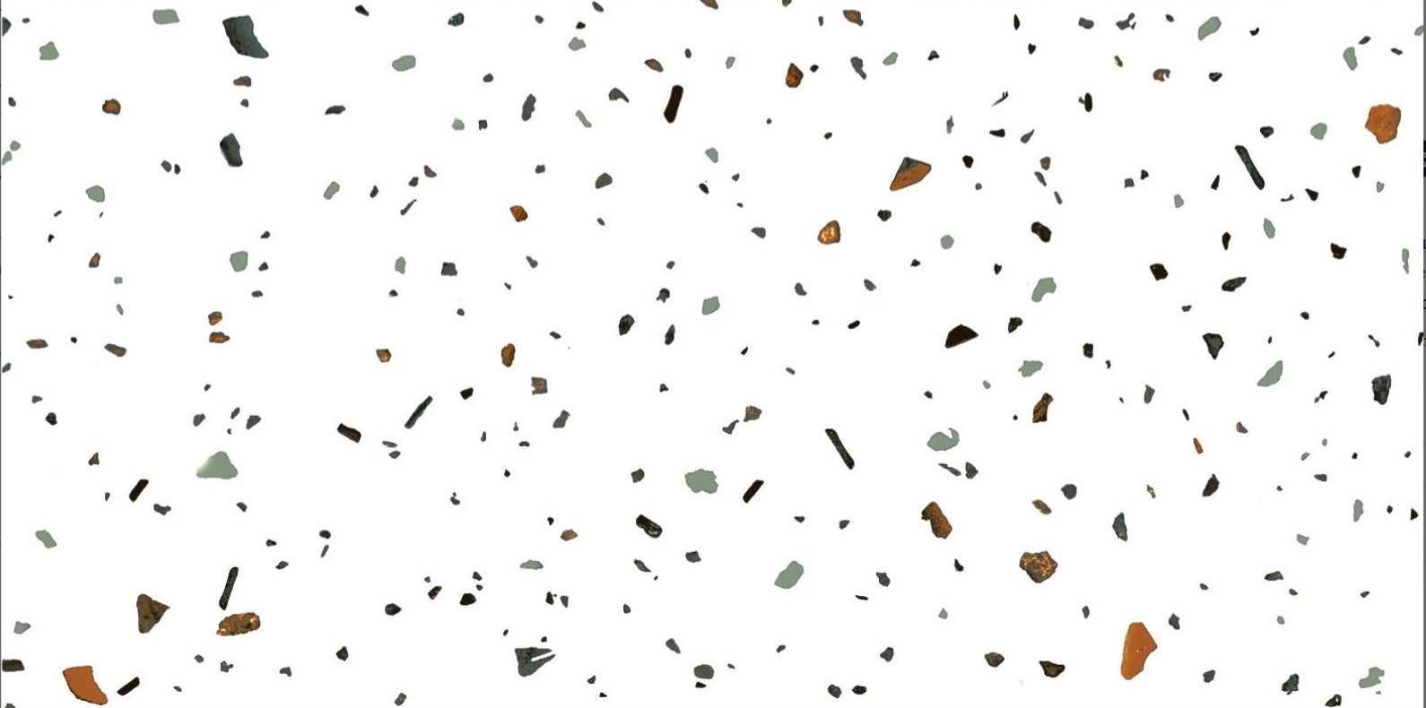 Gạch Terrazzo 300x600 MM Màu Trắng Vân Đá Mài 1