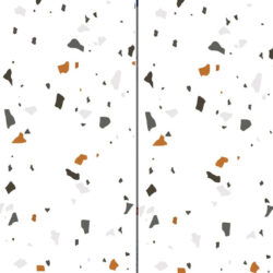 Gạch Terrazzo 30x60 Cm Màu Trắng Hạt Vàng Trang Trí