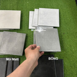 Gạch Thẻ Vuông 15x15 CM Màu Xám 1